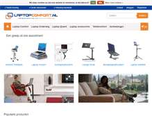 Tablet Screenshot of laptopcomfort.nl